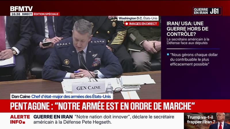 Guerre au Moyen-Orient: "Notre succès de demain n'est pas garanti par nos victoires d'hier", déclare le chef d'état-major des armés des États-Unis
