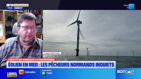 Éolien en mer: les pêcheurs normand inquiets