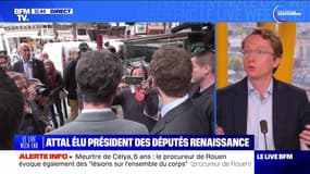 Attal élu président des députés Renaissance - 13/07 