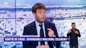 Sortie de crise : divergence Macron/Zelensky - 14/05
