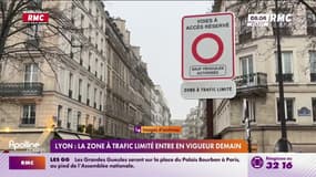 Lyon: la zone à trafic limité entre en vigueur demain