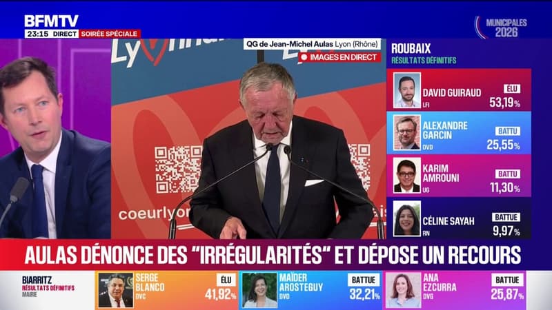 François-Xavier Bellamy (LR): "Grégory Doucet a fait entrer au conseil municipal de Lyon, la tête de liste LFI, grande amie de Raphaël Arnault, qui portait l'insigne de la milice de la Jeune Garde, celle qui a tué à Lyon"