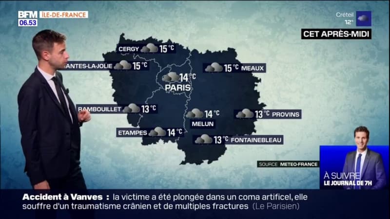 Météo Paris Ile-de-France: des nuages toute la journée de ce jeudi, jusqu'à 15°C à Meaux