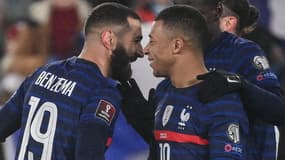 Karim Benzema et Kylian Mbappé