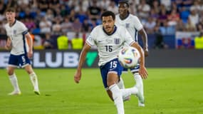 CJ Egan-Riley lors de la finale de l'Euro Espoirs entre l'Angleterre et l'Allemagne, le 25 juin 2025.