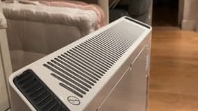 Un petit radiateur a été prêté par GRDF, après trois semaines sans chauffage.