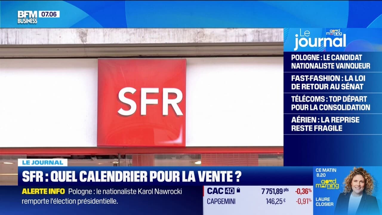 Bouygues telecom, orange ou encore free vont tenter d'acquérir sfr à la rentrée prochaine