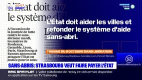 Sans-abris: Strasbourg veut faire payer l'État