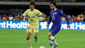 Ben Chilwell (Chelsea), à droite, lors de Club America-Chelsea le 16 juillet 2022