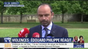Philippe : "La logique des casseurs est de remettre en cause notre démocratie" 