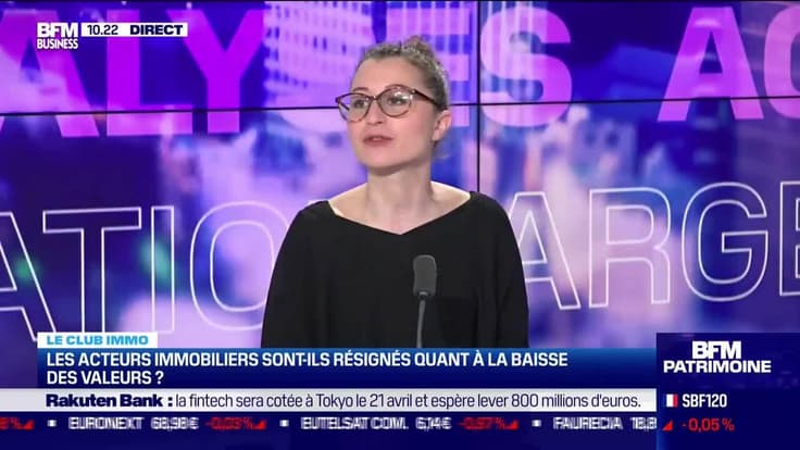 Le club BFM immo (1/2) : Les acteurs immobiliers sont-ils résignés quant à la baisse des valeurs ? - 22/03