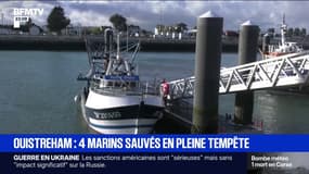 Tempête Benjamin: quatre marins sauvés en pleine tempête à Ouistreham
