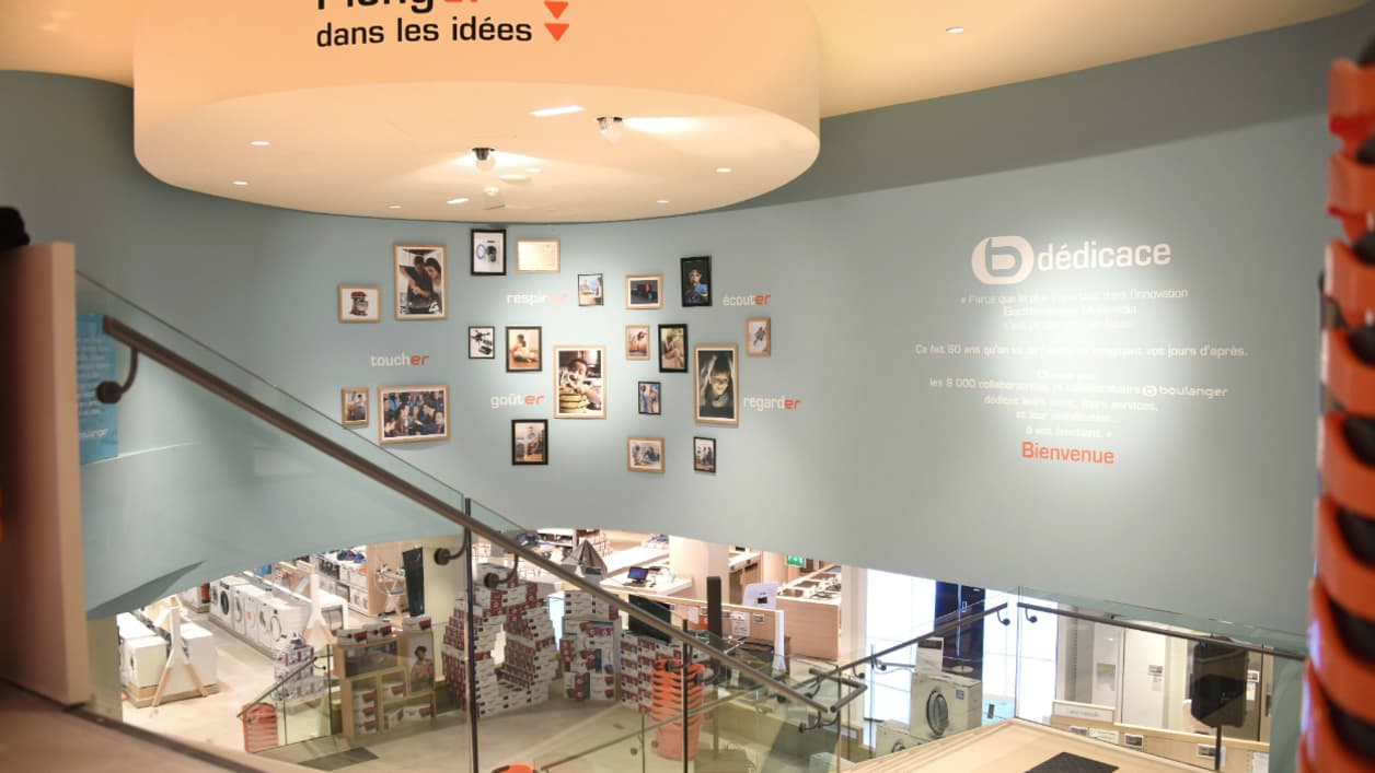 Le magasin parisien se déploie sur deux niveaux et 1.400 m². Le magasin parisien se déploie sur deux niveaux et 1.400 m².