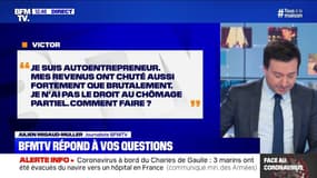 Autoentrepreneur, mes revenus ont chuté mais je n'ai pas le droit au chômage partiel, comment faire? BFMTV répond à vos questions