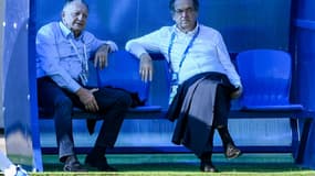 Aulas et Le Graët en 2018