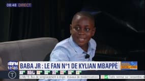 "J'ai sauté partout." Baba Junior raconte sa réaction lorsque son idole Kylian Mbappé lui a proposé une rencontre 