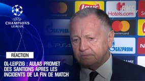 OL-Leipzig : Aulas promet des sanctions après les incidents de la fin de match