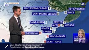 Météo Côte-d'Azur: des averses et quelques flocons ce mardi, il fera 13°C à Nice