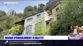 Alpes-Maritimes: risque d'éboulement à Gilette, la route principale fermée