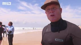 Une association propose à des malvoyants de s’initier au surf