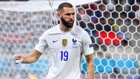 Karim Benzema  avec la France à l'Euro 2021