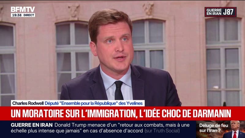 Moratoire sur l’immigration: “On propose d’inverser la logique migratoire vers la France”, annonce Charles Rodwell, député “Ensemble pour la République”