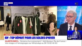 Soldes: Thierry Veron, président de la Fédération des Associations des Commerçants et des Artisans de Paris, espère que malgré l'inflation, les clients viendront en boutique
