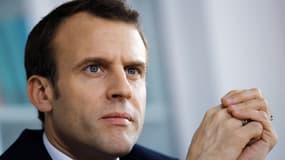 Emmanuel Macron à Rouen, le 5 avril 2018