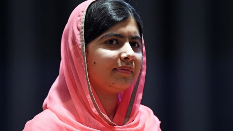 Malala répond à des questions lors d'une conférence à l'ONU, à New York en avril 2017 (image d'illustration)