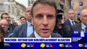 Retour sur le déplacement d'Emmanuel Macron ce mercredi en Alsace