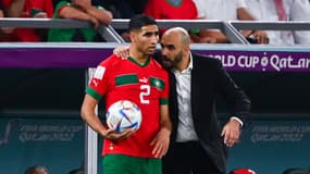 Maroc-Espagne : Achraf Hakimi et Walid Regragui