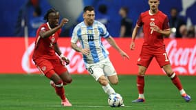 Lionel Messi lors d'Argentine-Canada (2-0, Copa America), le 20 juin 2024