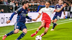Nicolas Tagliafico lors d'Utrecht-OL le 25 septembre 2025