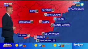 Météo Var: du soleil et des températures estivales, jusqu'à 36°C à Hyères