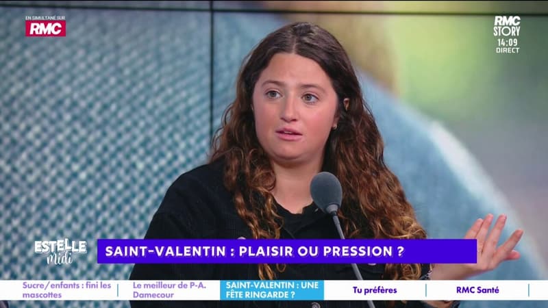 Saint-Valentin : pression ou plaisir? "Je trouve ça trop sympa mais un peu cheap, un peu beauf", estime Élise Goldfarb