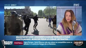 Manifestations à Paris samedi: "Une franche des 'gilets jaunes' veut une convergence avec les blacks blocks", affirme Linda Kebbab