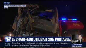 Aisne: le chauffeur du camion a utilisé son portable avant l'accident 