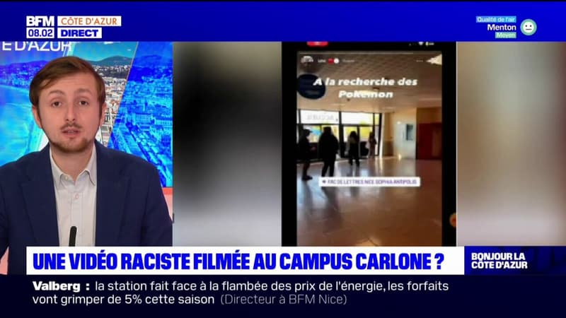 Université Côte d'Azur: une vidéo raciste filmée au campus Carlone?