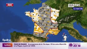 La grisaille et la pluie persistent encore sur l'ensemble du pays pour la météo de ce vendredi