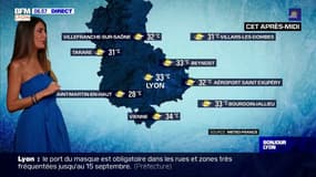 Météo: une journée très chaude et ensoleillée, jusqu'à 33°C à Lyon cet après--midi