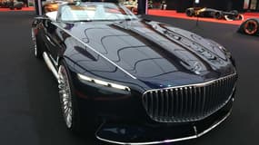 Le Vision Mercedes-Maybach 6 Cabriolet exposé jusque dimanche 4 février aux Invalides.