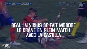 Real : Vinicius se fait mordre le crâne en plein match avec la Castilla