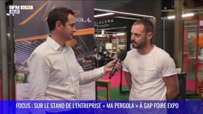 Focus : sur le stand de l'entreprise "Ma Pergola" à Gap Foire Expo