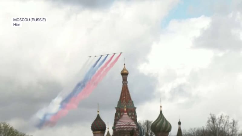 À Moscou, les images des répétitions du défilé militaire russe pour le 9 mai