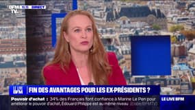 "La réduction du train de vie pour les anciens présidents et Premiers ministres, je suis pour", déclare Violette Spillebout (Ensemble)