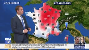 La météo pour ce lundi 15 octobre 2018