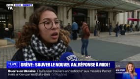 Grève SNCF: face au risque de grève pour le week-end du Nouvel an cette voyageuse a pris deux billets "au cas où"