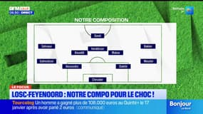 Ligue des champions: quelle composition pour le match Losc-Feyenoord?