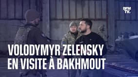 Ukraine: Volodymyr Zelensky visite le front près de Bakhmout et félicite des soldats