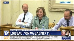 Européennes 2019: "On va gagner" s'est exclamée Nathalie Loiseau devant les députés LaREM